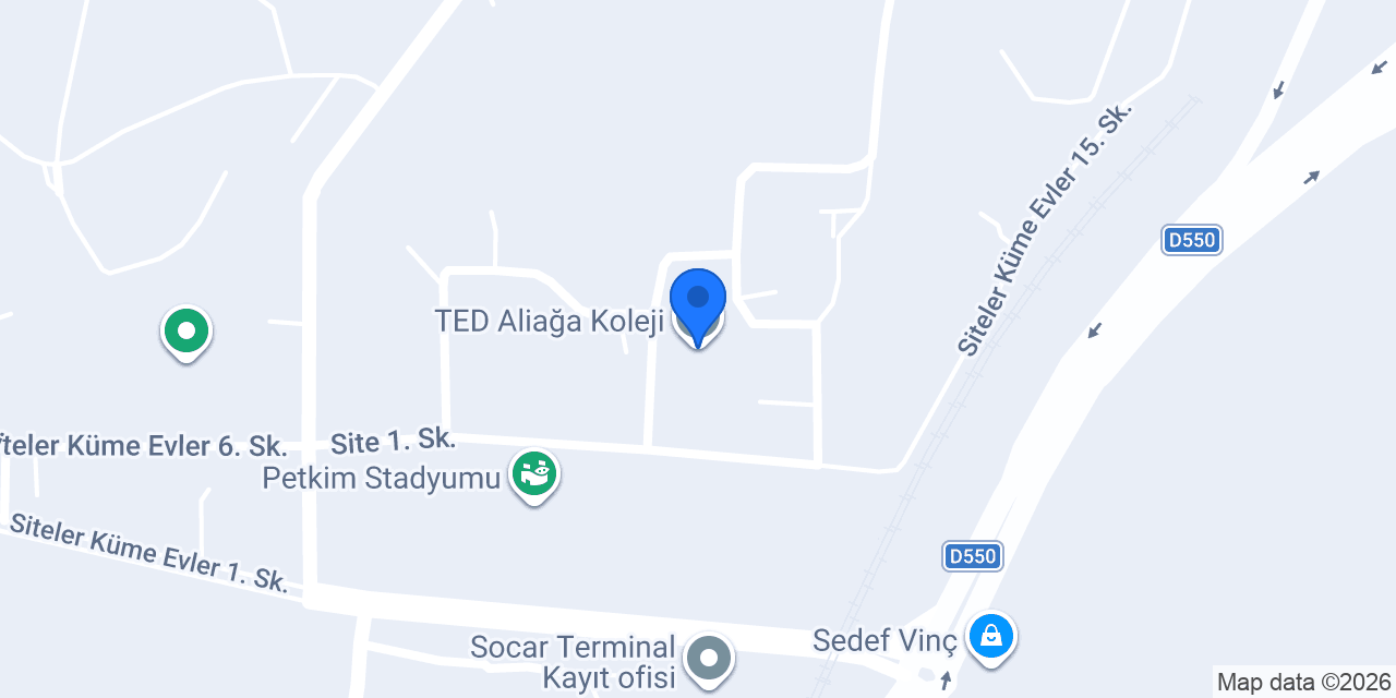 TED Aliağa Koleji konumu