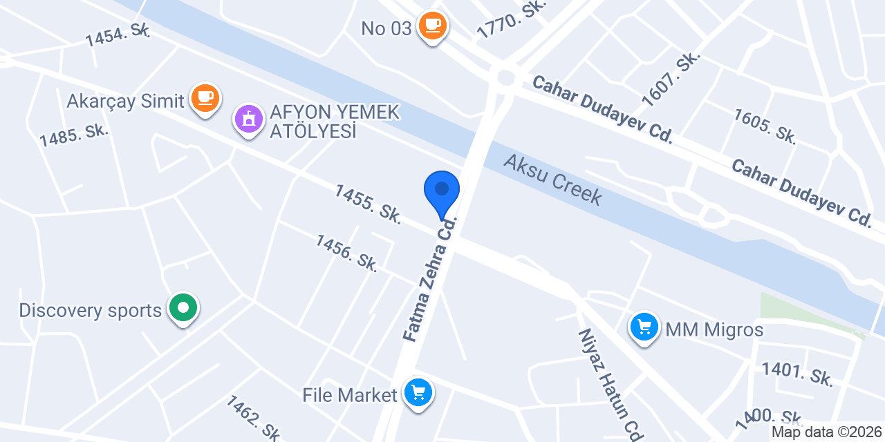 Afyon PALMİYE ÇİÇEKÇİLİK konumu