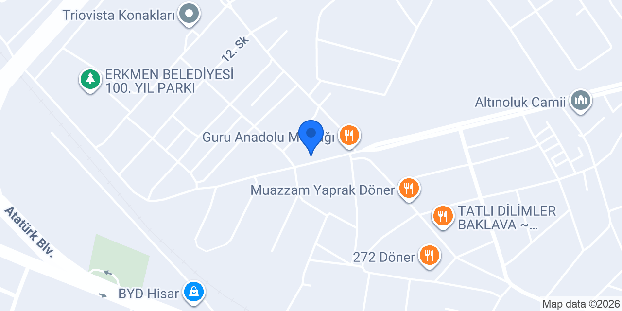 Kuaför Erol Afyon konumu