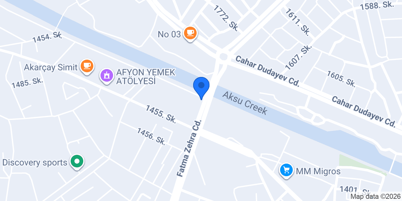 Diyetisyen Reyhan ÇETİN konumu