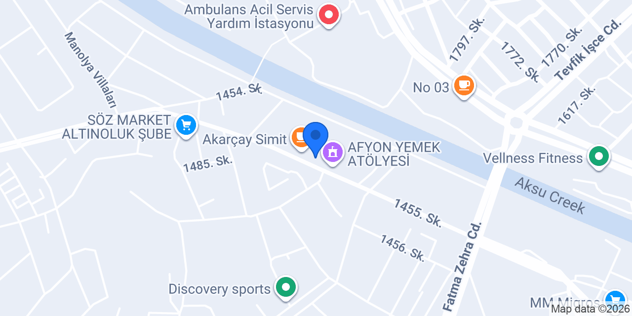 Yakup Chef konumu