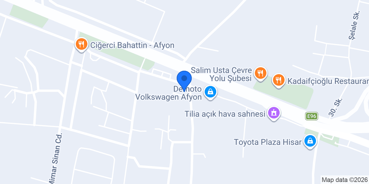 Yüksek Rakım Afyon konumu