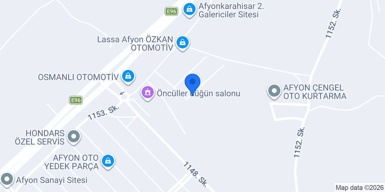 Ateş Car Service konumu