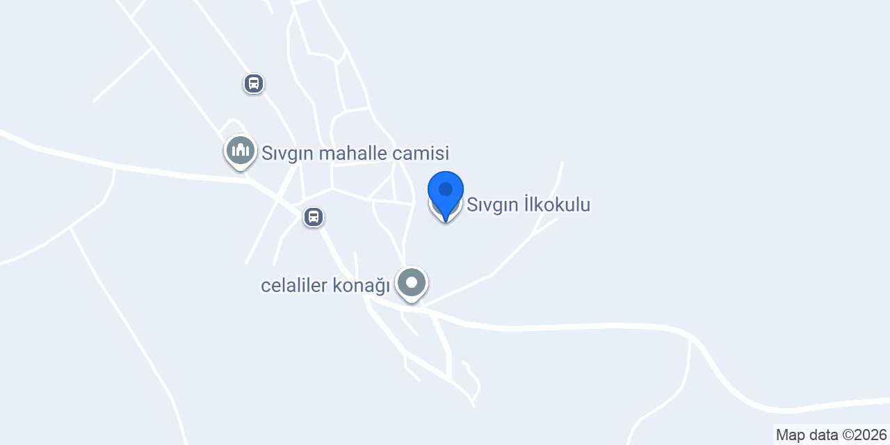 Sıvgın İlkokulu konumu