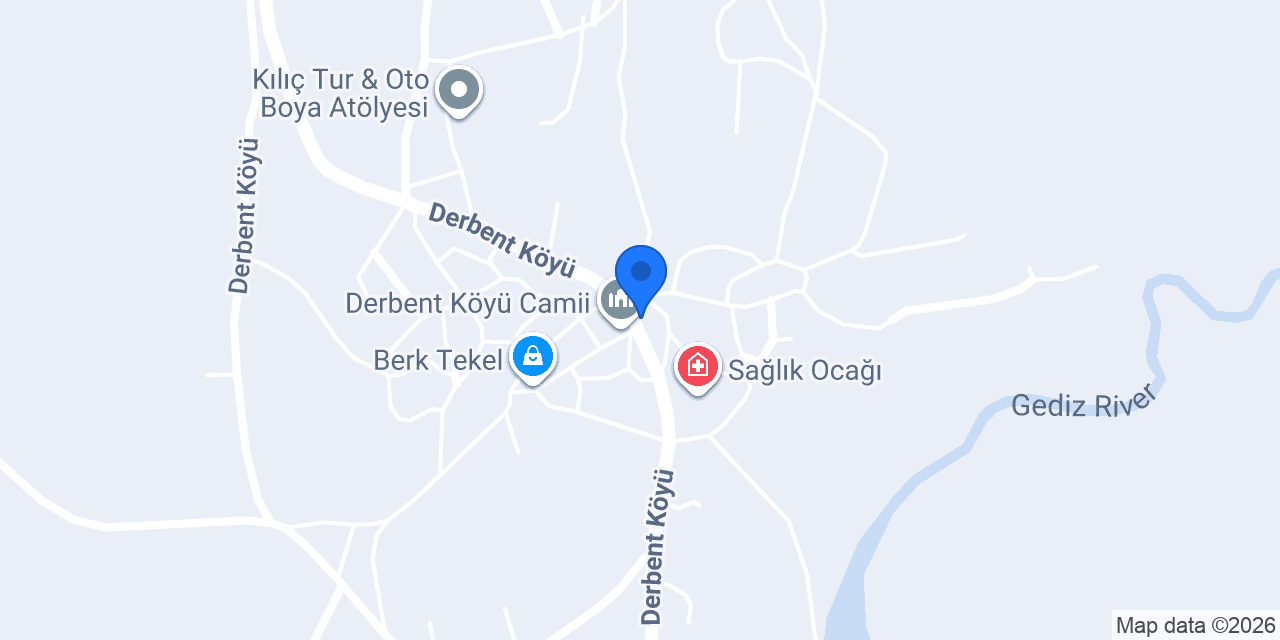 Derbent İlköğretim Okulu konumu