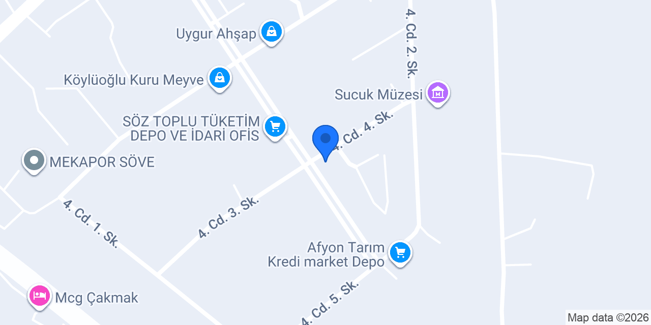 Sucukçu Mehmet Afyon konumu