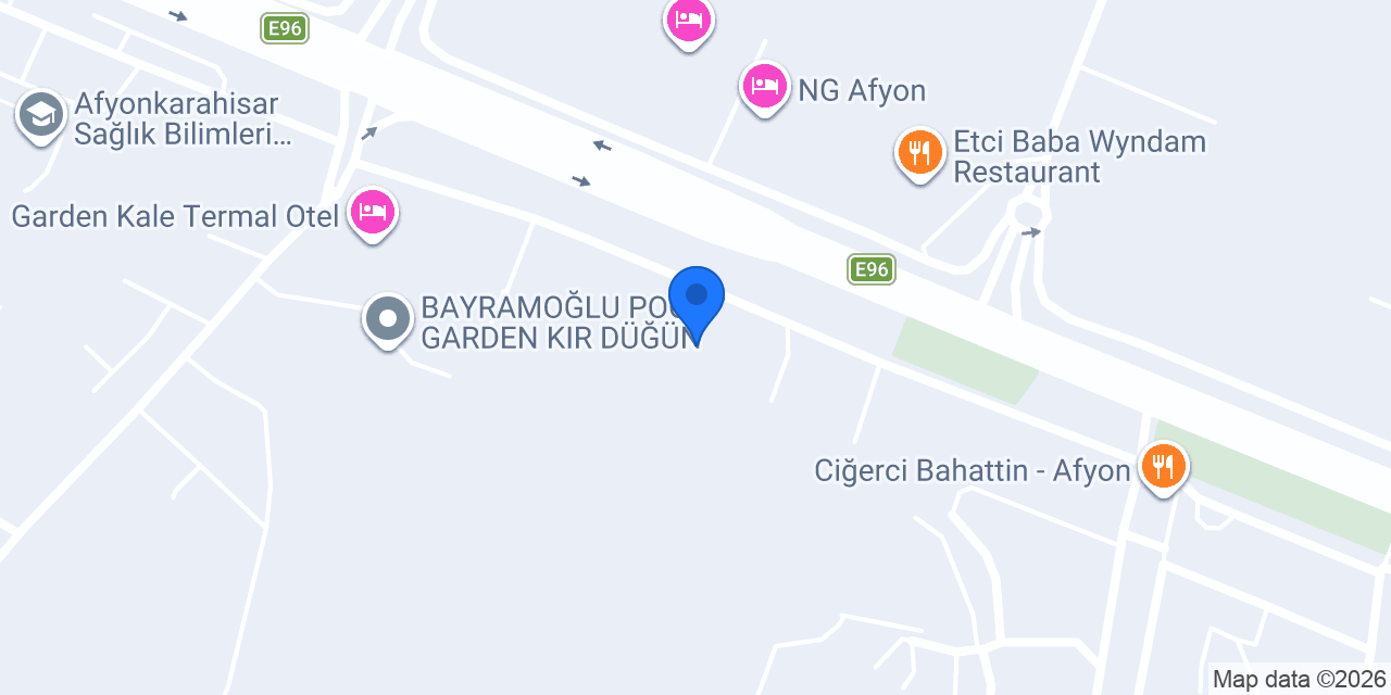 Gündoğdu Mobilya Afyon konumu