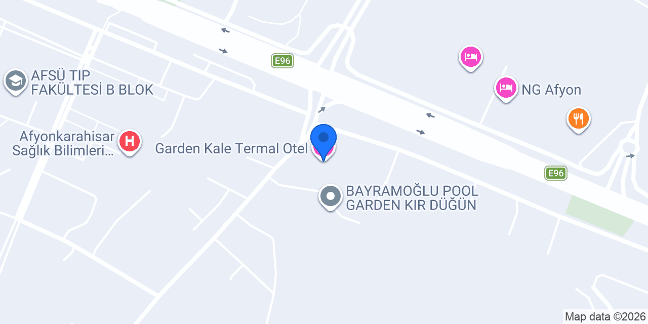 Garden Kale Termal Otel konumu