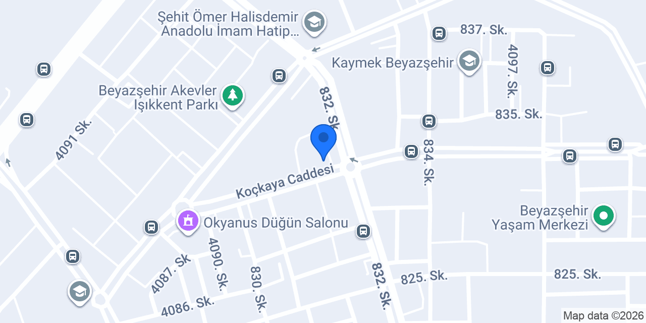 Beyazşehir Eczanesi konumu