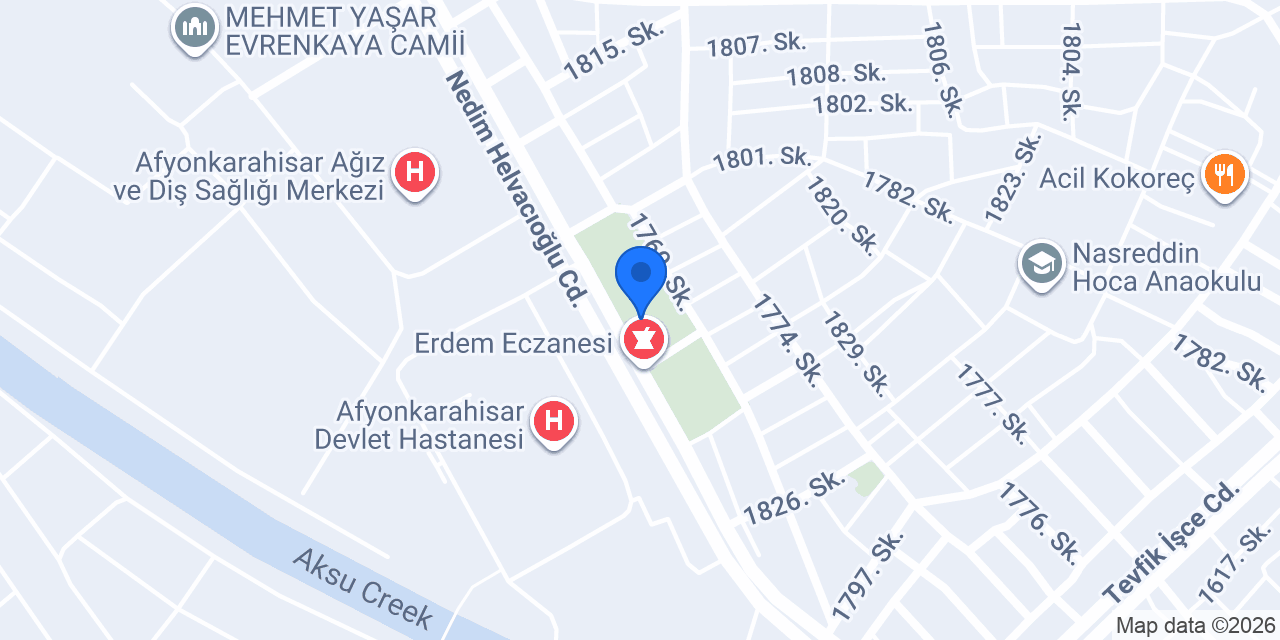 Seyhan Eczanesi konumu