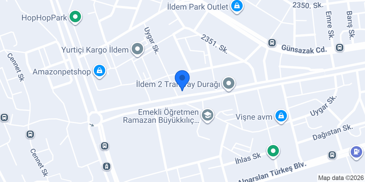 İldem Nemo Çiçekçilik konumu