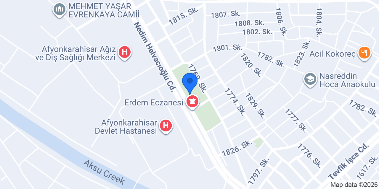 Hilal Eczanesi konumu
