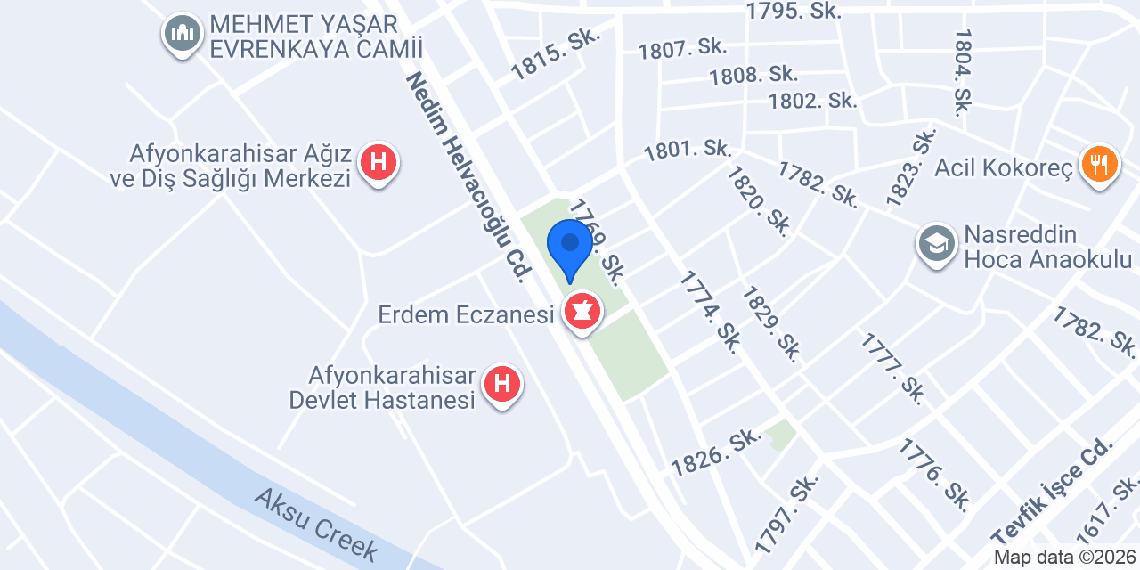 İnci Filiz Eczanesi konumu