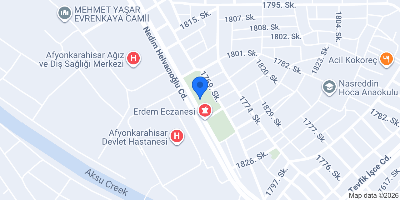 Yeni Zafer Eczanesi konumu
