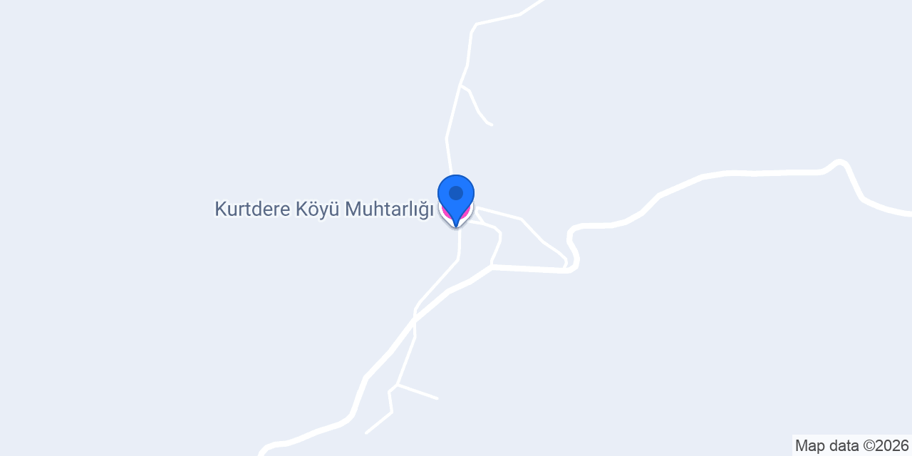 Kurtdere Köyü Muhtarlığı konumu