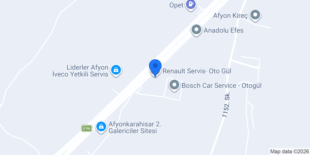 Renault Servis- Oto Gül konumu