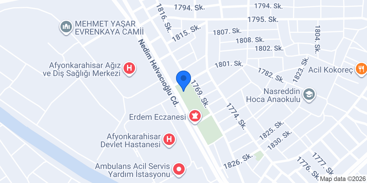 Çobanoğlu eczane optik konumu