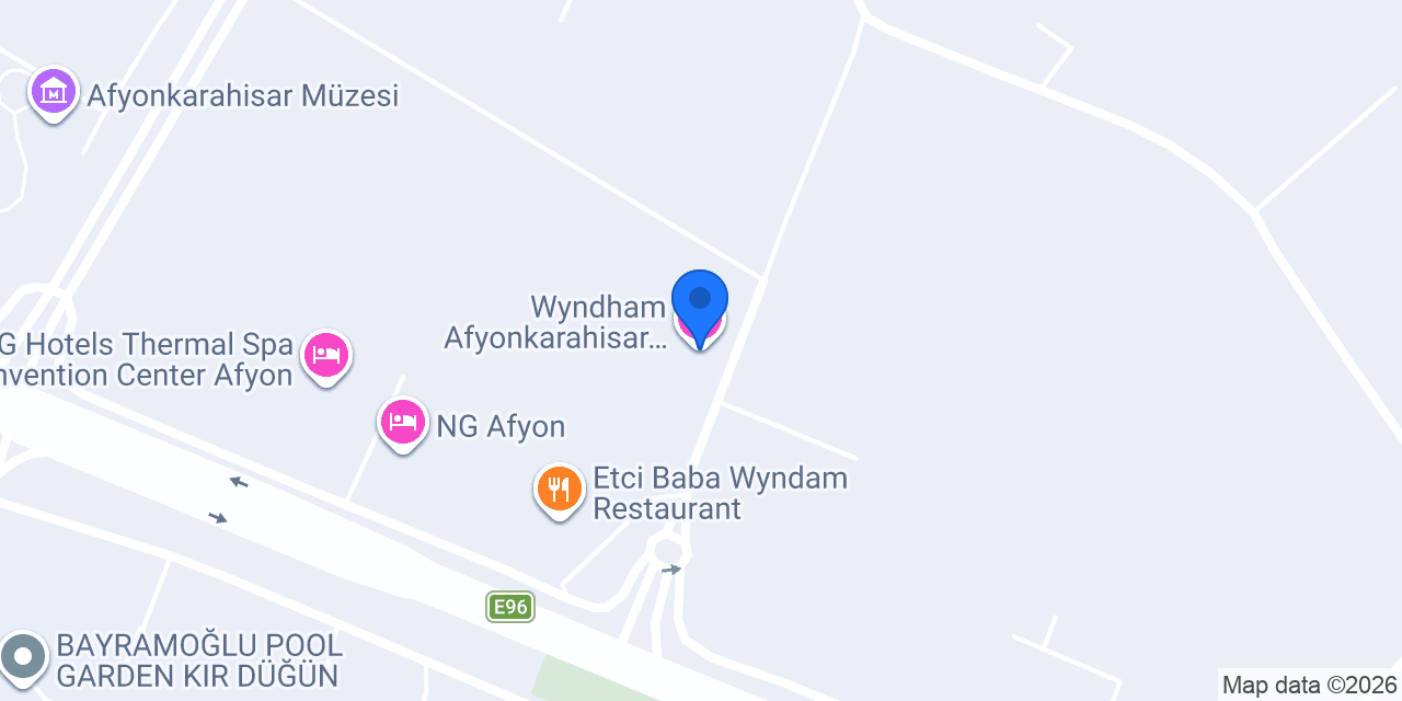 Wyndham Afyonkarahisar Thermal&Spa konumu