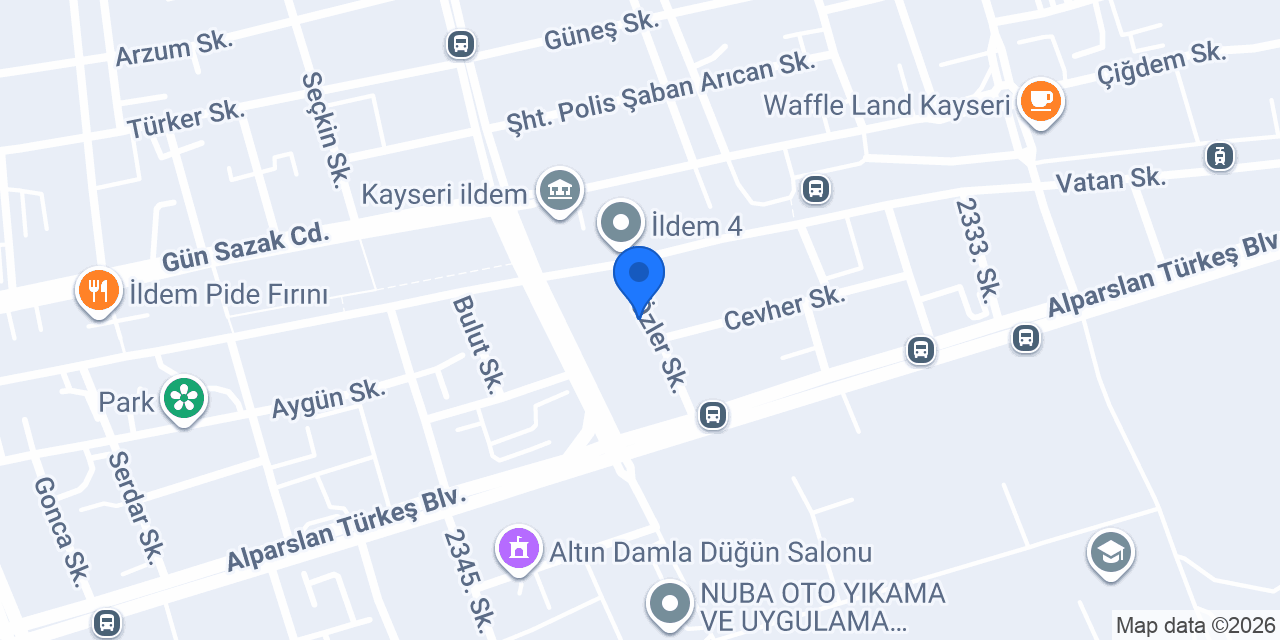 Samet Ardıç Erkek Kuaförü konumu
