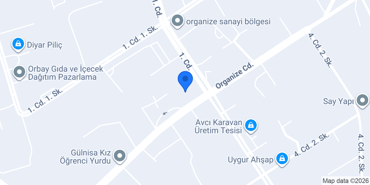 KRC Elektro Market Afyon Şubesi konumu