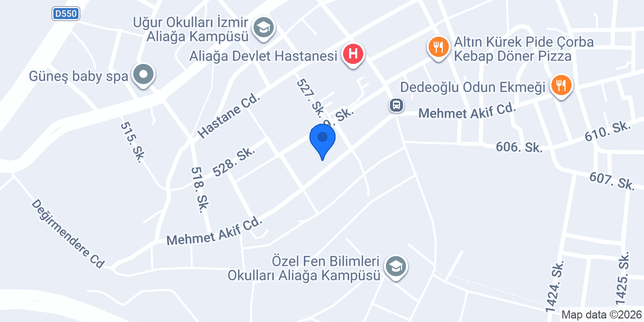Aliağa Haly Yıxama konumu