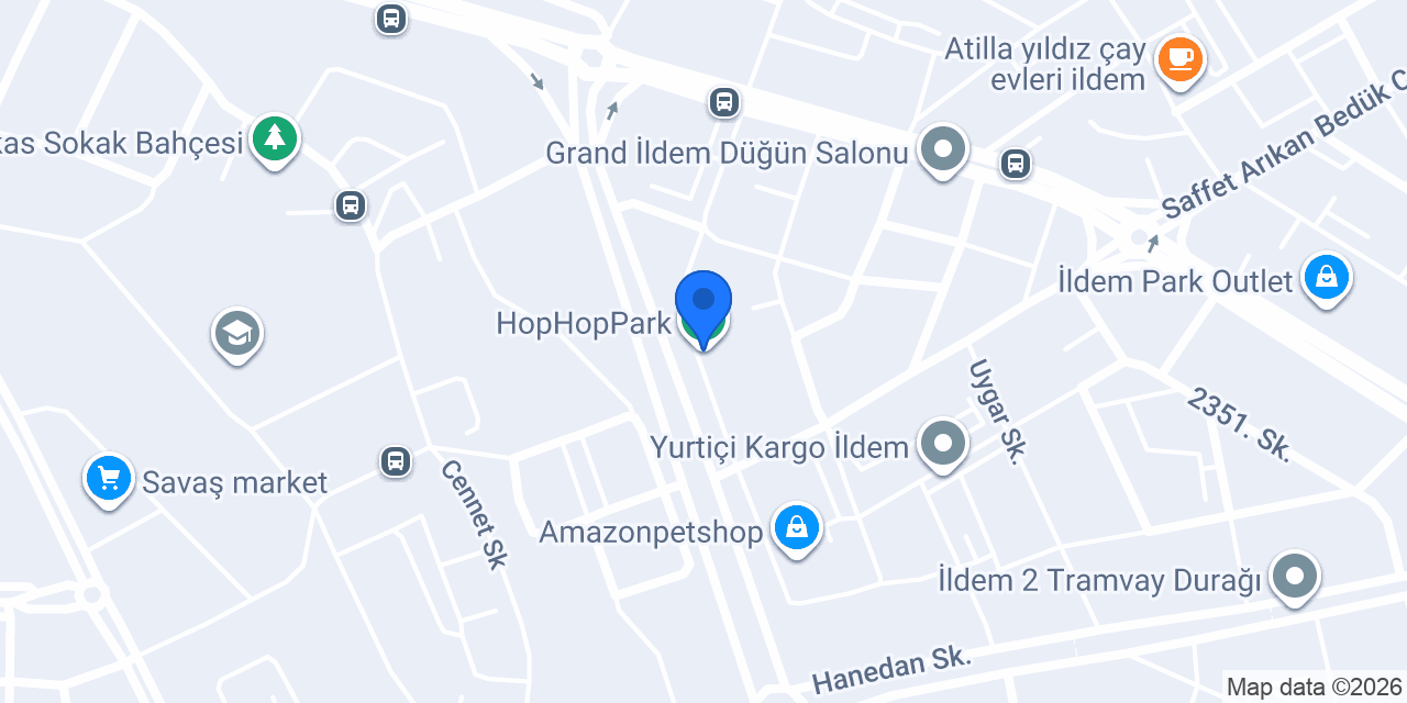 HopHopPark konumu