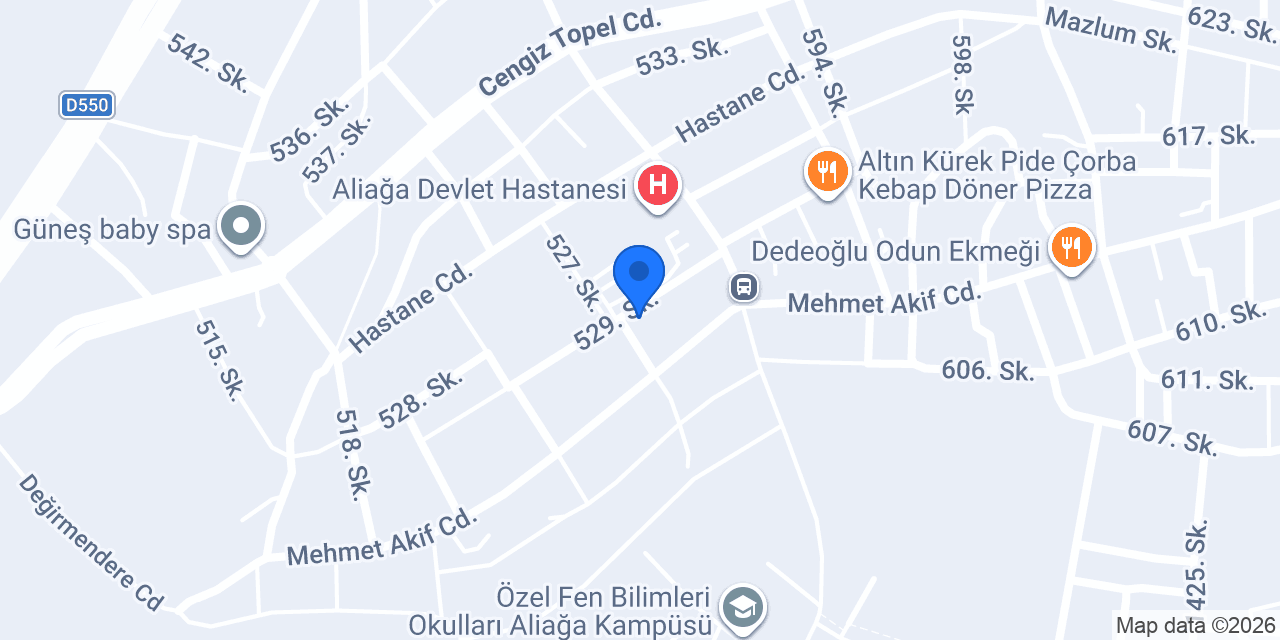 Sena Cafe Fırın konumu