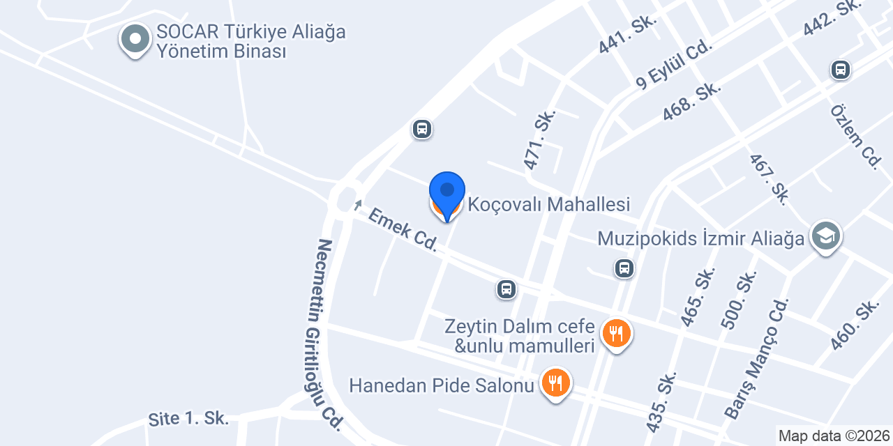 Koçovalı Mahallesi konumu