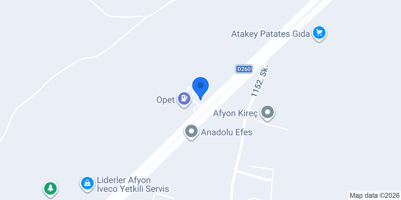 Karahisarli Ford Özel Servisi konumu