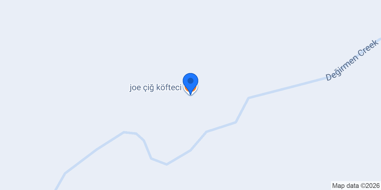 joe çiğ köfteci konumu