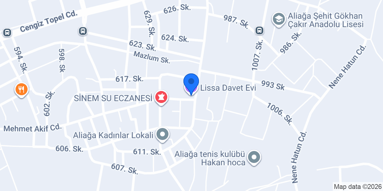 Lissa Davet Evi konumu