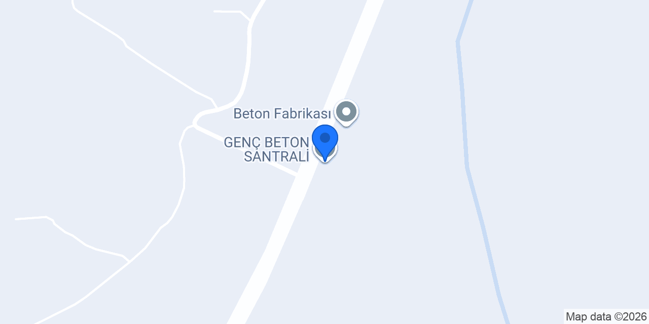 GENÇ BETON SANTRALİ konumu