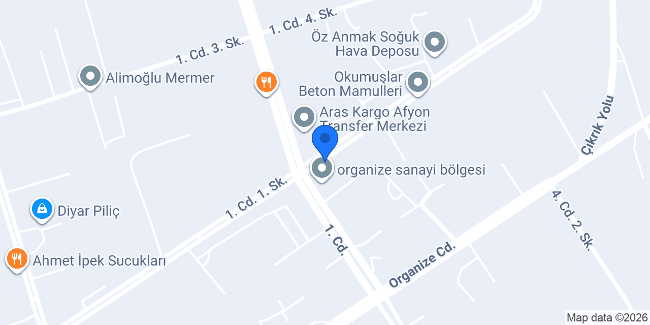 Gürcan Et ve Et Ürünleri konumu