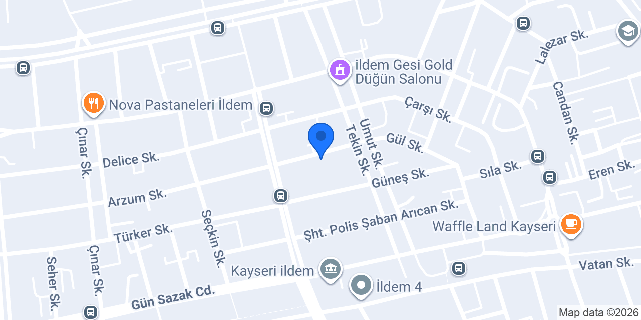 Ptt İldem Şubesi konumu