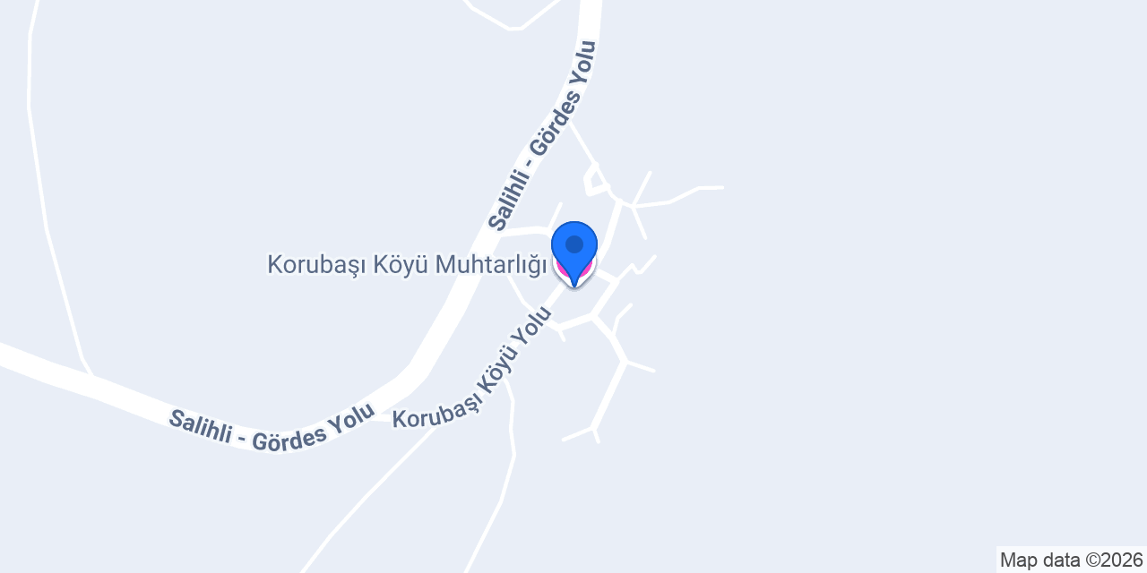 Korubaşı Köyü Muhtarlığı konumu