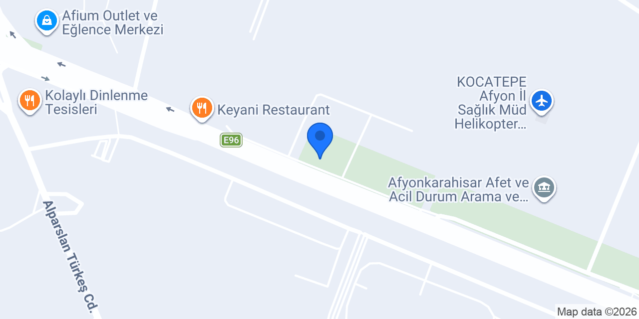 Afyonkarahisar Polis Evi konumu