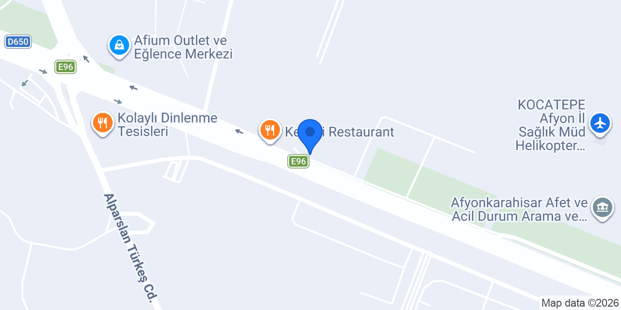 The Hunger Afyon WaterMall Avm konumu