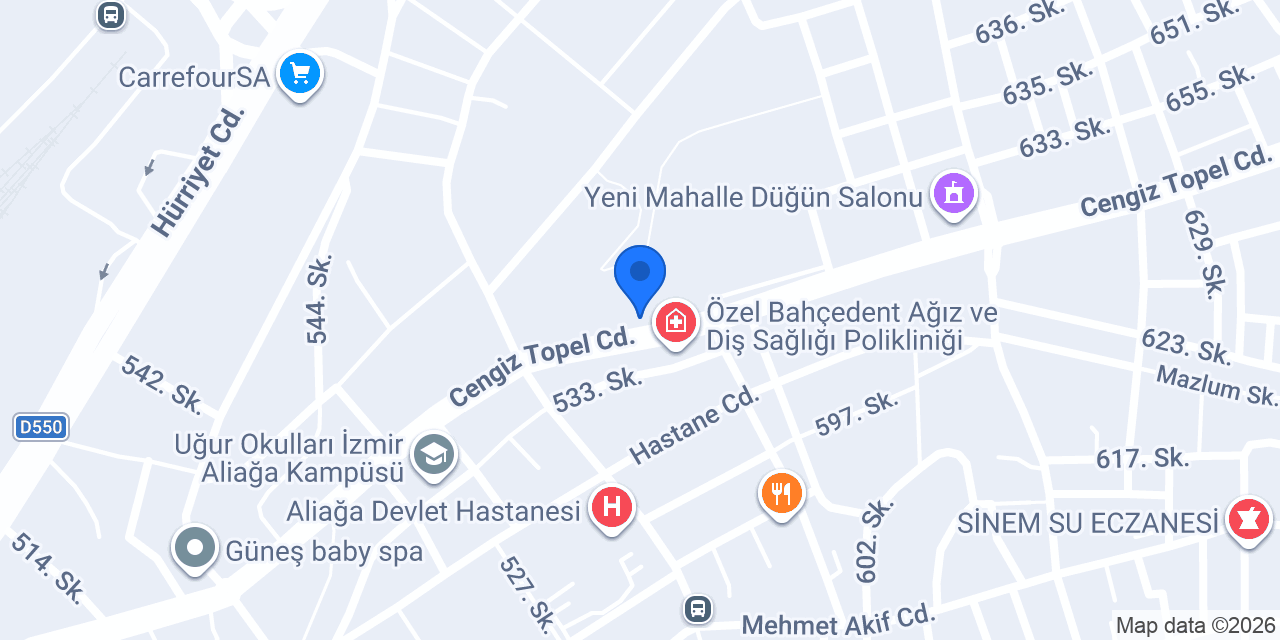 Aliağa Kahve Dükkanı konumu