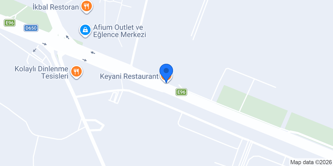 Keyani Restaurant konumu