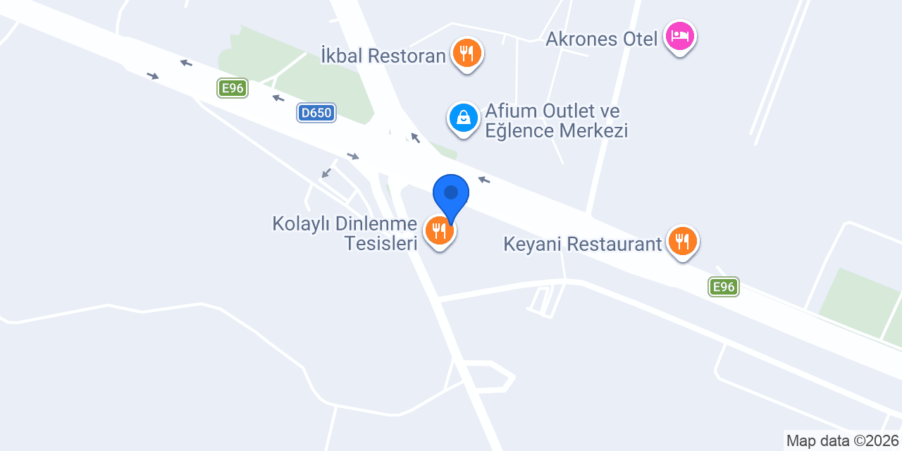 Kolaylı Otel konumu