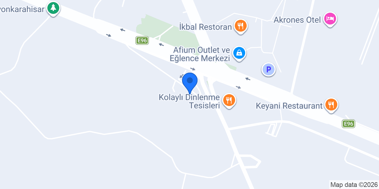 AFYON ŞEKERLEME konumu