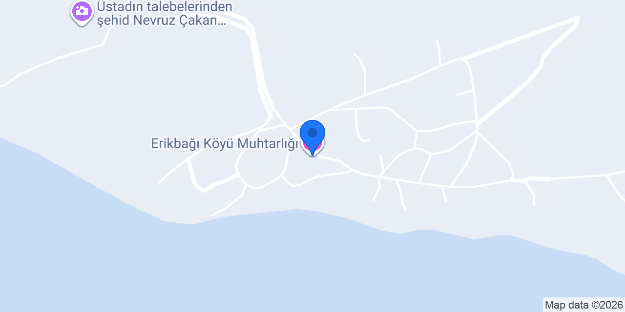 Erikbağı Köyü Muhtarlığı konumu