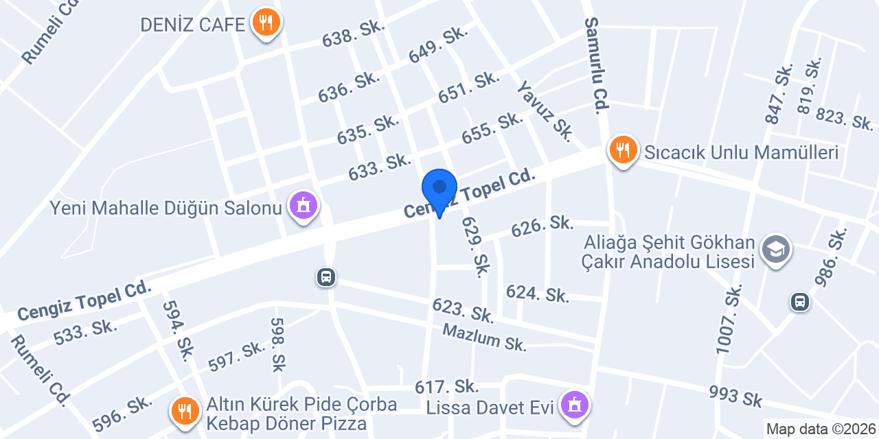 Şen Yapı Market konumu