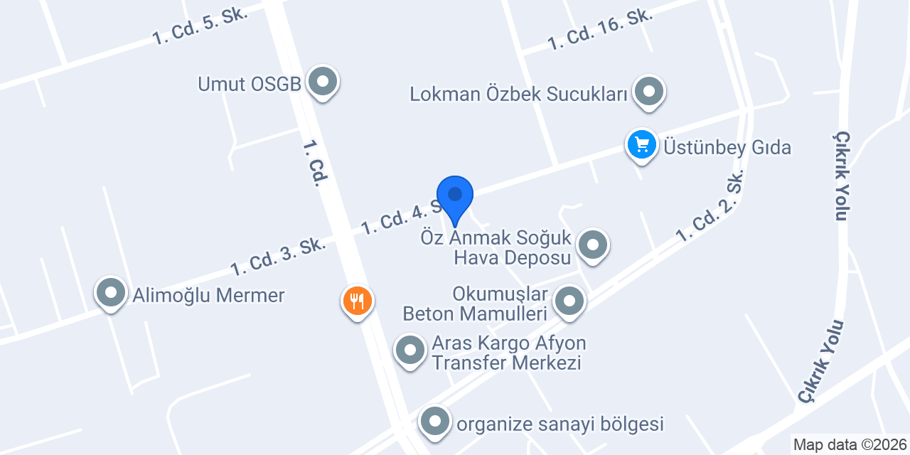 Arıcı Meşrubat konumu