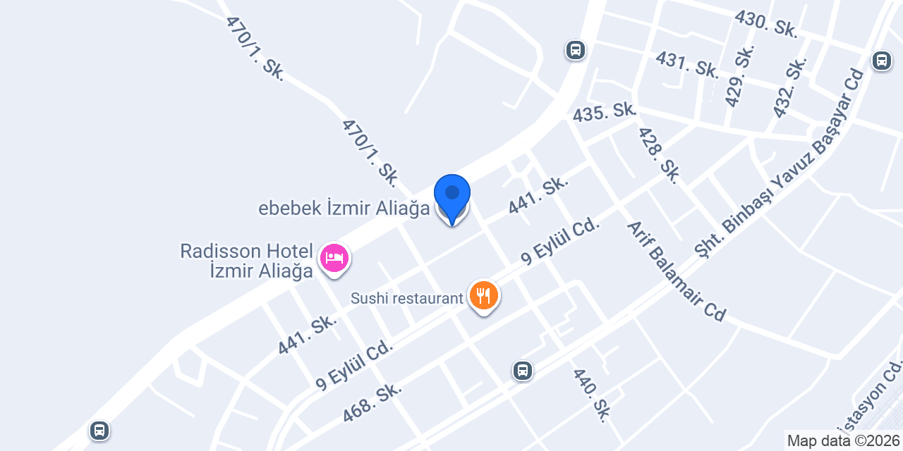 ebebek İzmir Aliağa konumu