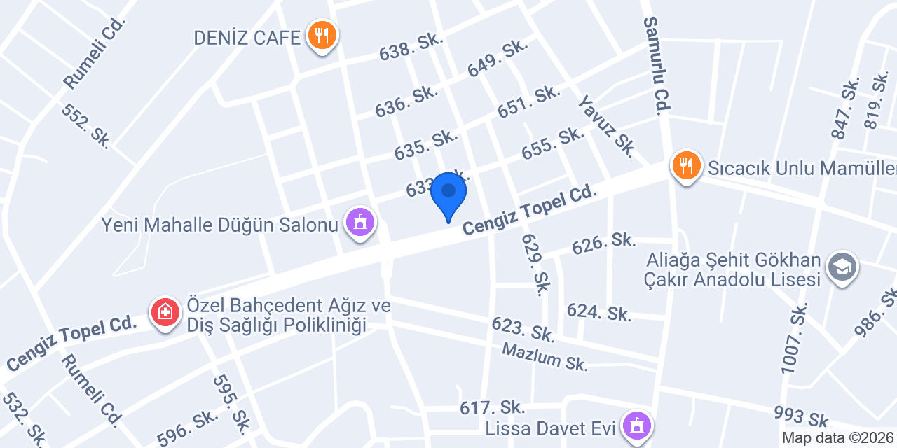 Demir Erkek Kuaförü konumu