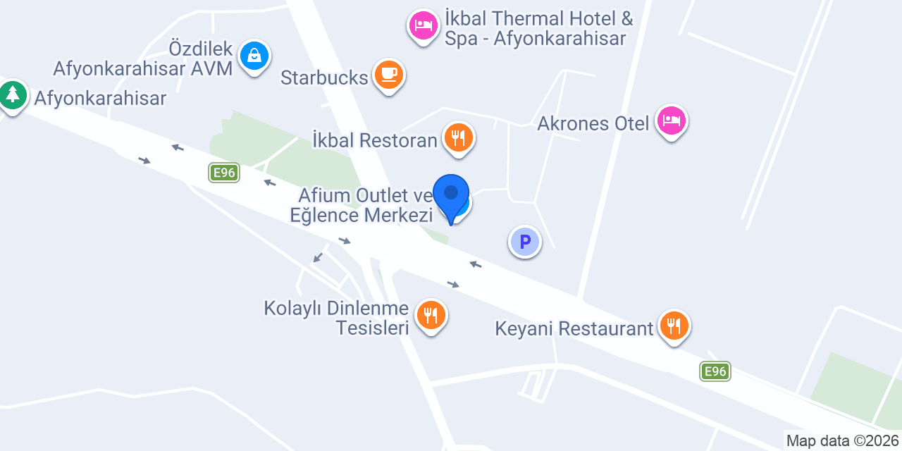 Lizay - Afium Outlet konumu