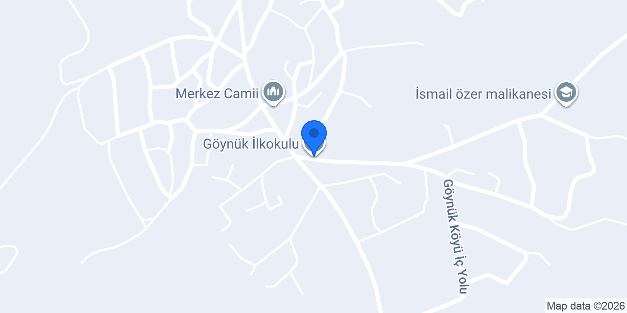 Göynük İlkokulu konumu