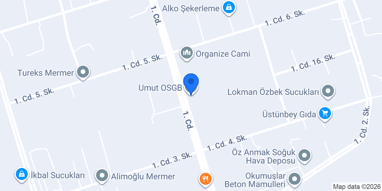 Umut OSGB konumu