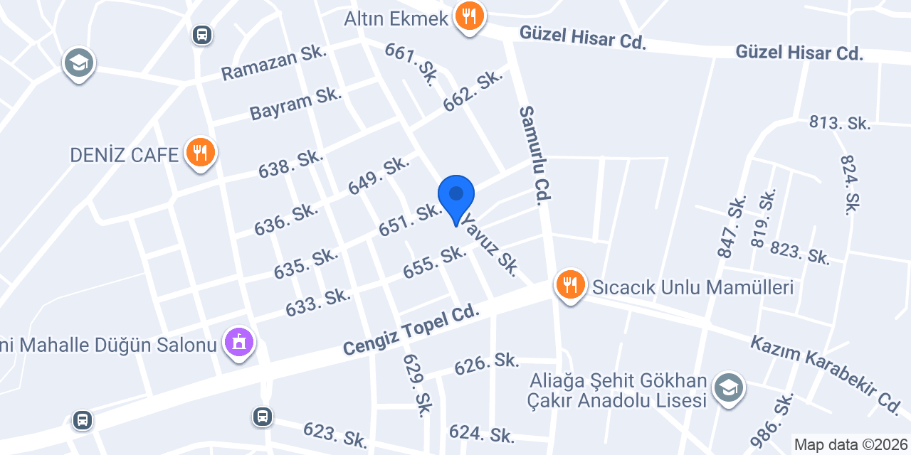Aliağa spotcu Elisa konumu